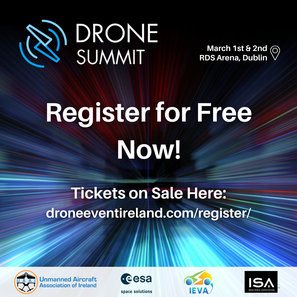 Drones Summit 2024 - Tickets on Sale Now!